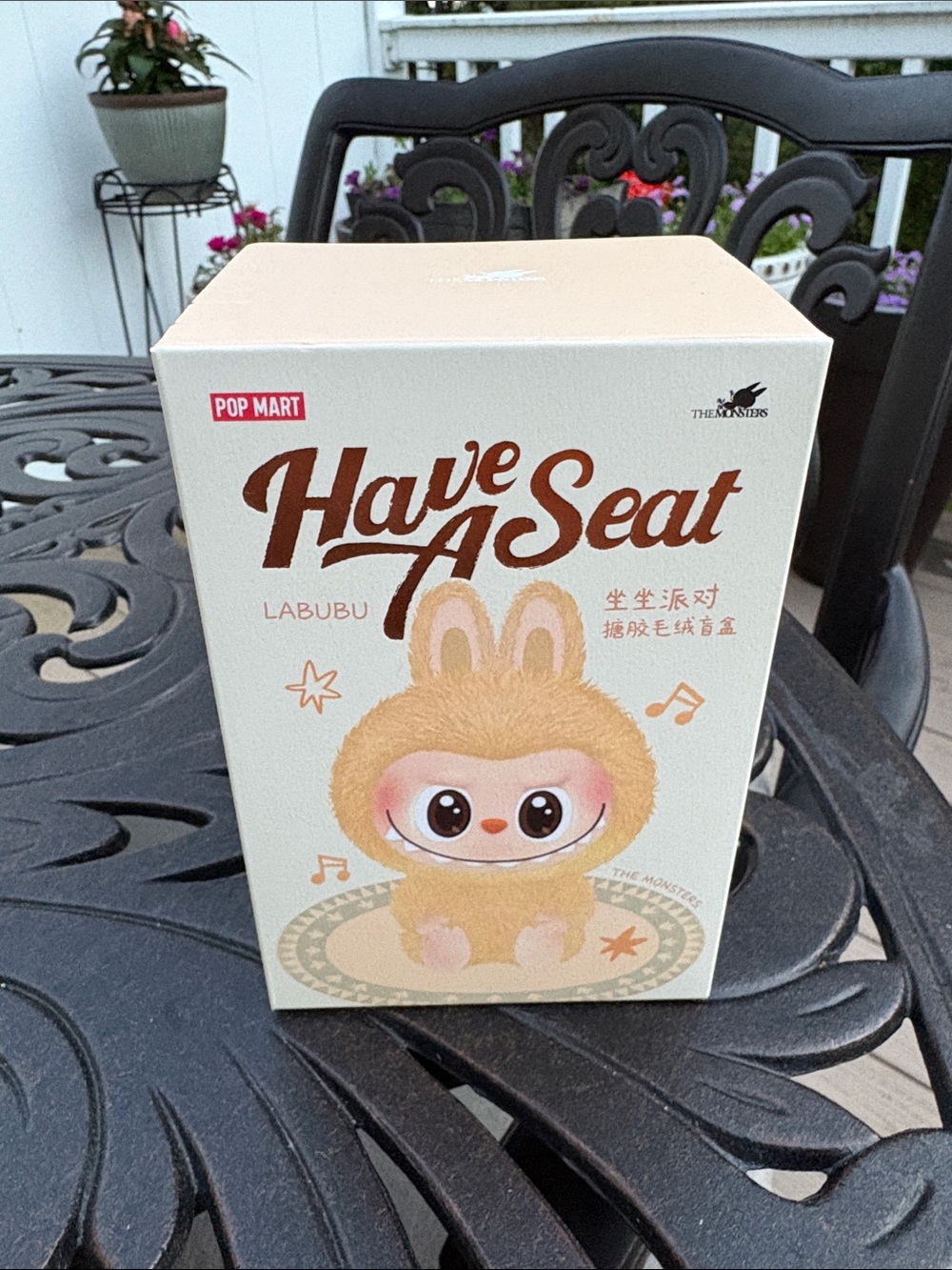 POP MART Have A Seat Labubu Unopened Box - popped online Zizi guaranteed